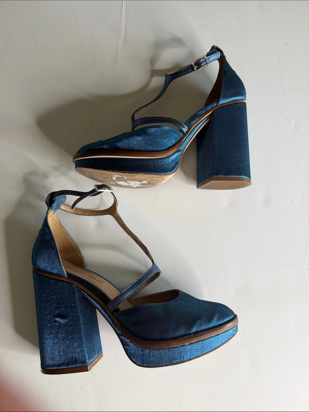 Free People Wythe T-Strap Platform Pumps